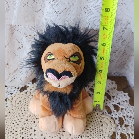 DISNEY THE LION KING 6" PLUSH TOY BY JUST PLAY, LLC "SCAR" AGES 3+ - Picture 11 of 11